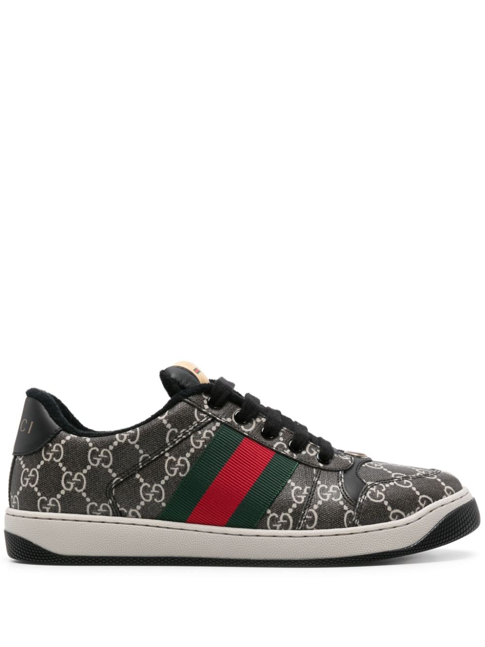 Gucci Screener Sneakers aus GG Supreme-Canvas - Schwarz von Gucci