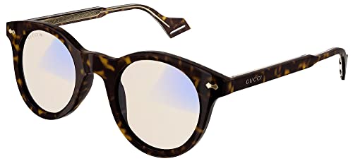 Gucci Sonnenbrille GG0736S Havana/Blau & Beyond Rose Linse 47/24/145 Herren von Gucci