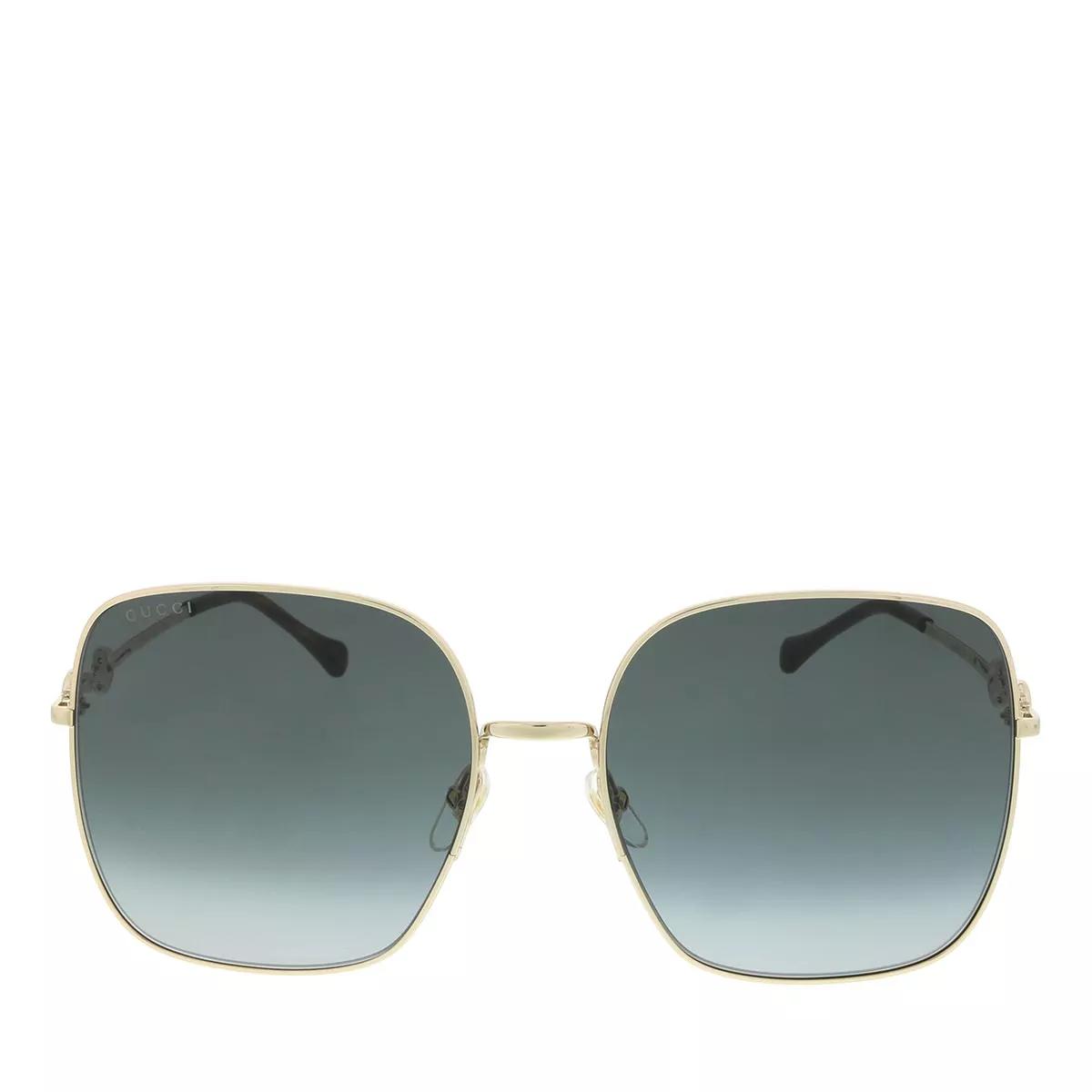 Gucci Sonnenbrille - GG0879S-001 61 Sunglass WOMAN METAL - Gr. unisize - in Gold - für Damen von Gucci