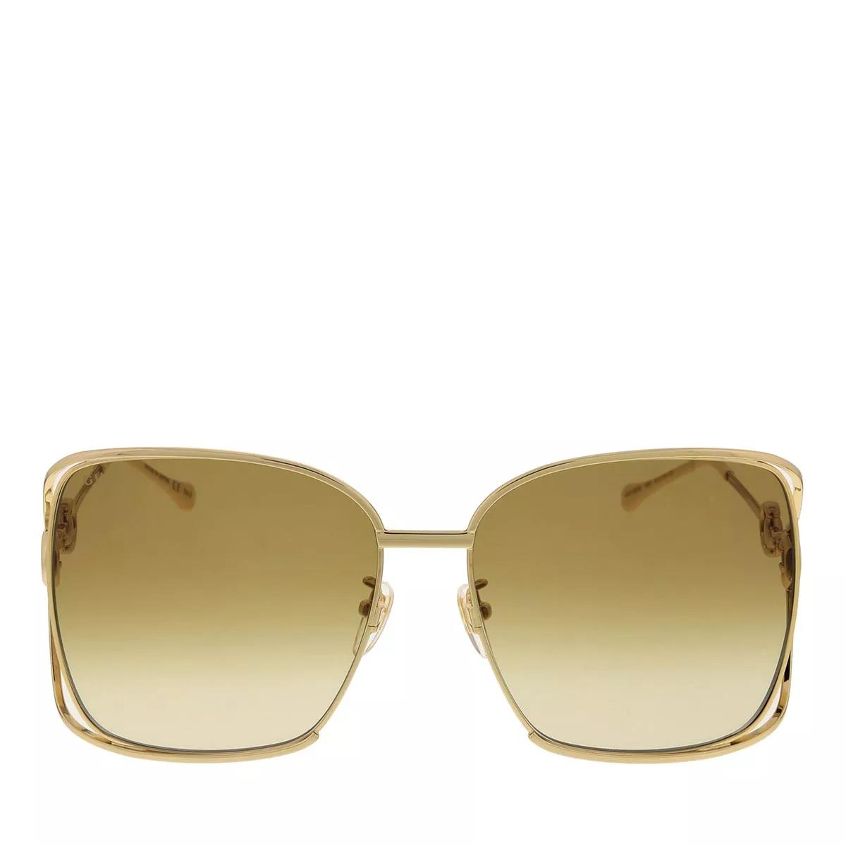 Gucci Sonnenbrille - GG1020S-004 61 Sunglass Woman Metal - Gr. unisize - in Gold - für Damen von Gucci