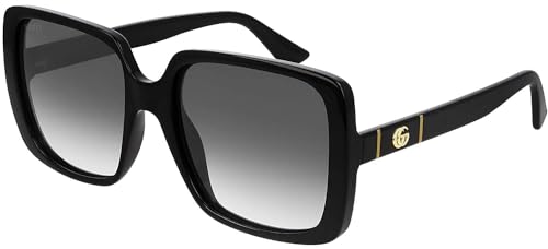 Gucci Sonnenbrillen GG0632S Black/Grey Shaded 56/20/145 Damen von Gucci