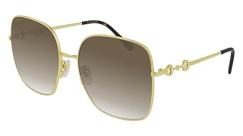 Gucci Sonnenbrillen GG0879S Gold/Brown Shaded 61/18/140 Damen von Gucci