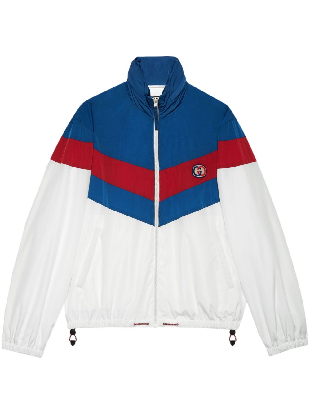 Gucci Sportjacke mit GG-Patch - Weiß von Gucci