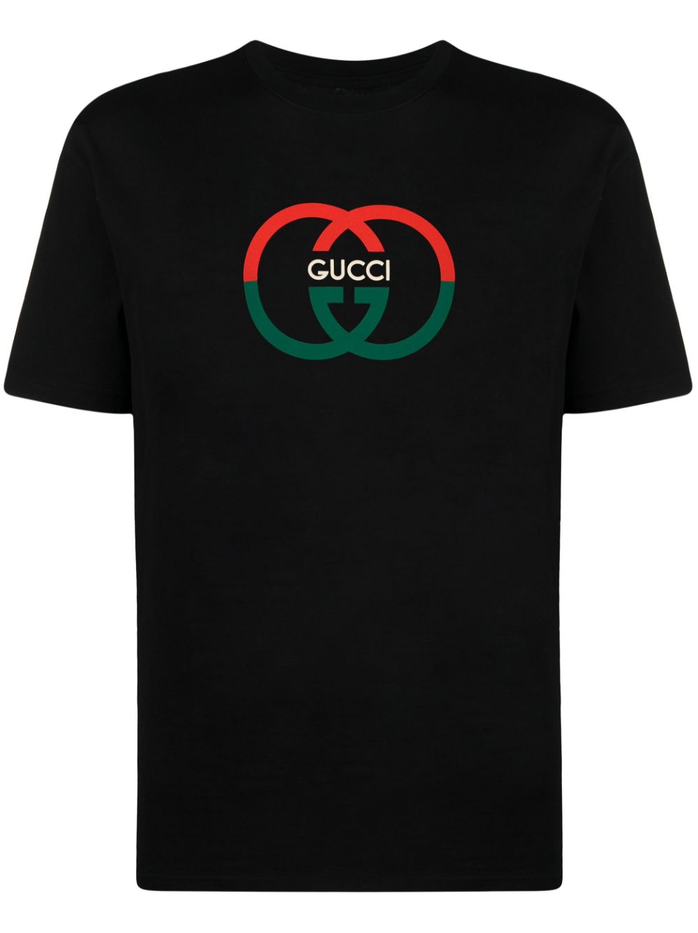 Gucci T-Shirt mit Logo-Print - Schwarz von Gucci