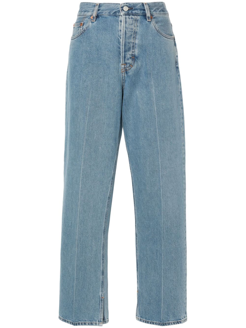 Gucci Tief sitzende Straight-Leg-Jeans - Blau von Gucci