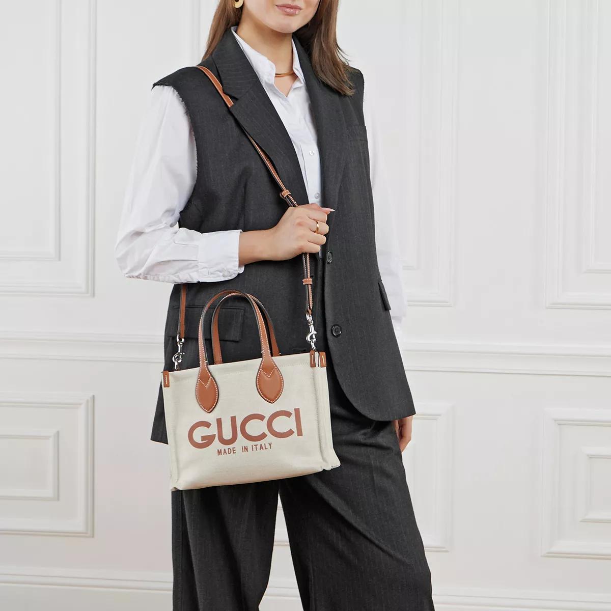 Gucci Tote - Small Printed Tote Bag - Gr. unisize - in Beige - für Damen von Gucci