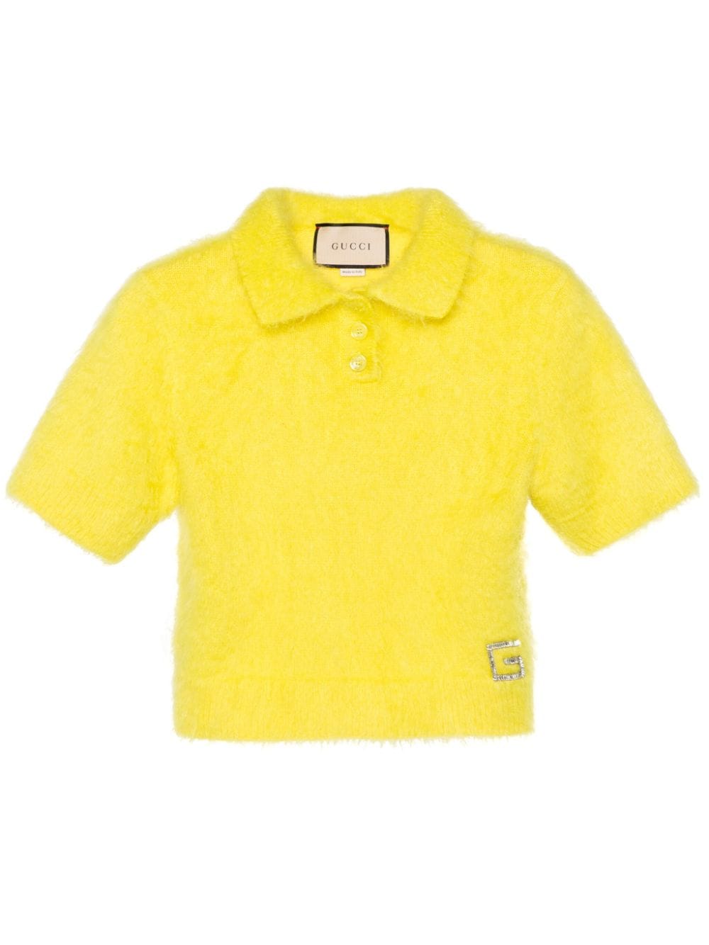 Gucci Verziertes Poloshirt - Gelb von Gucci