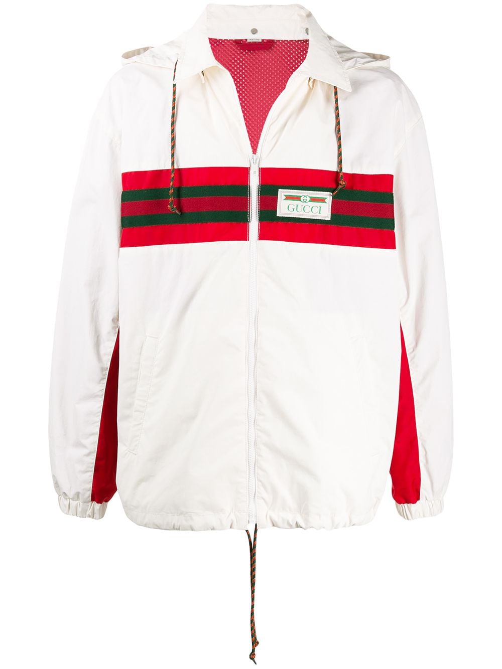 Gucci Jacke mit Webstreifen - Weiß von Gucci