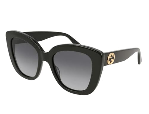 Gucci Womens GG0327S-001 Sunglasses, Black, 52 von Gucci
