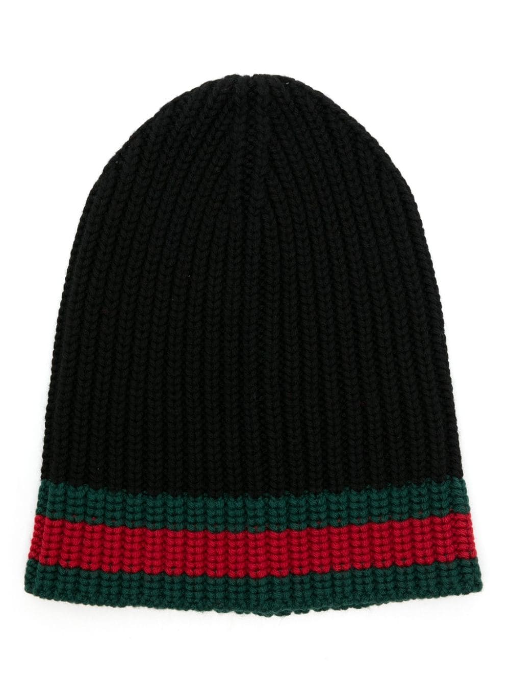 Gucci Beanie mit Webstreifen - Schwarz von Gucci