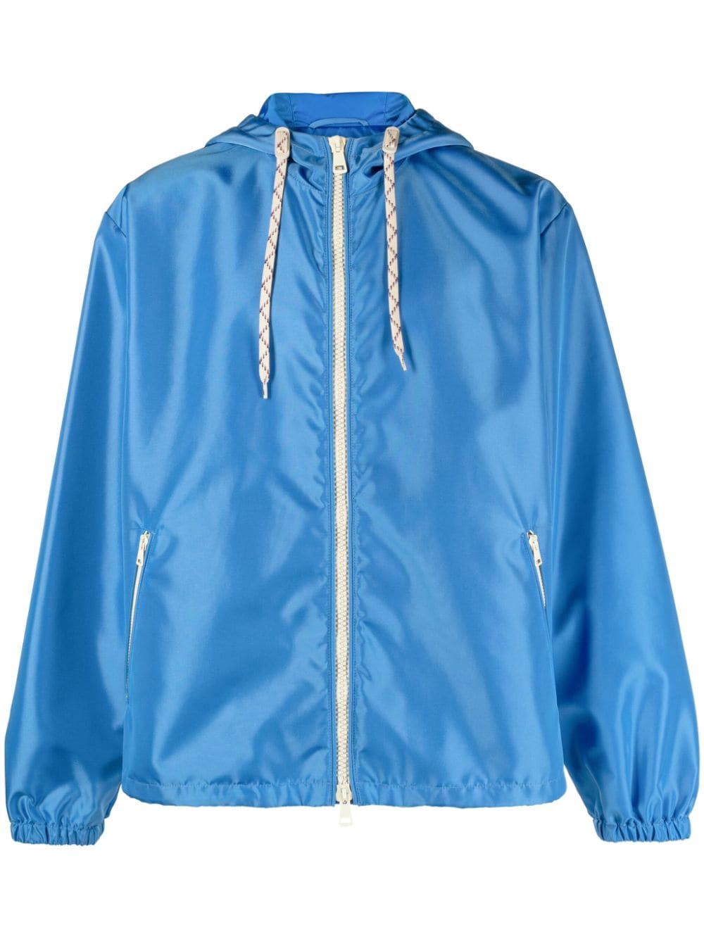 Gucci Canvas-Kapuzenjacke mit Reißverschluss - Blau von Gucci