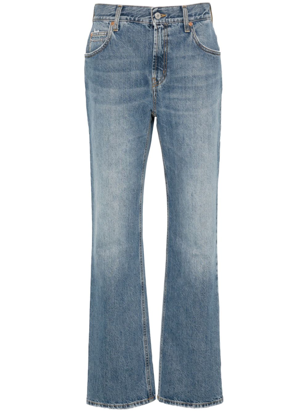 Gucci Straight-Leg-Jeans mit Horsebit-Detail - Blau von Gucci