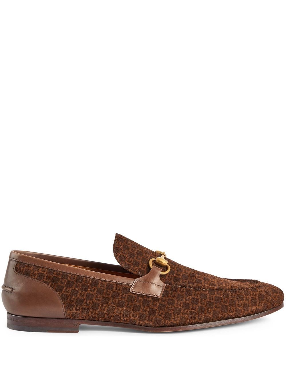 Gucci Jordaan Loafer mit Monogramm - Braun von Gucci