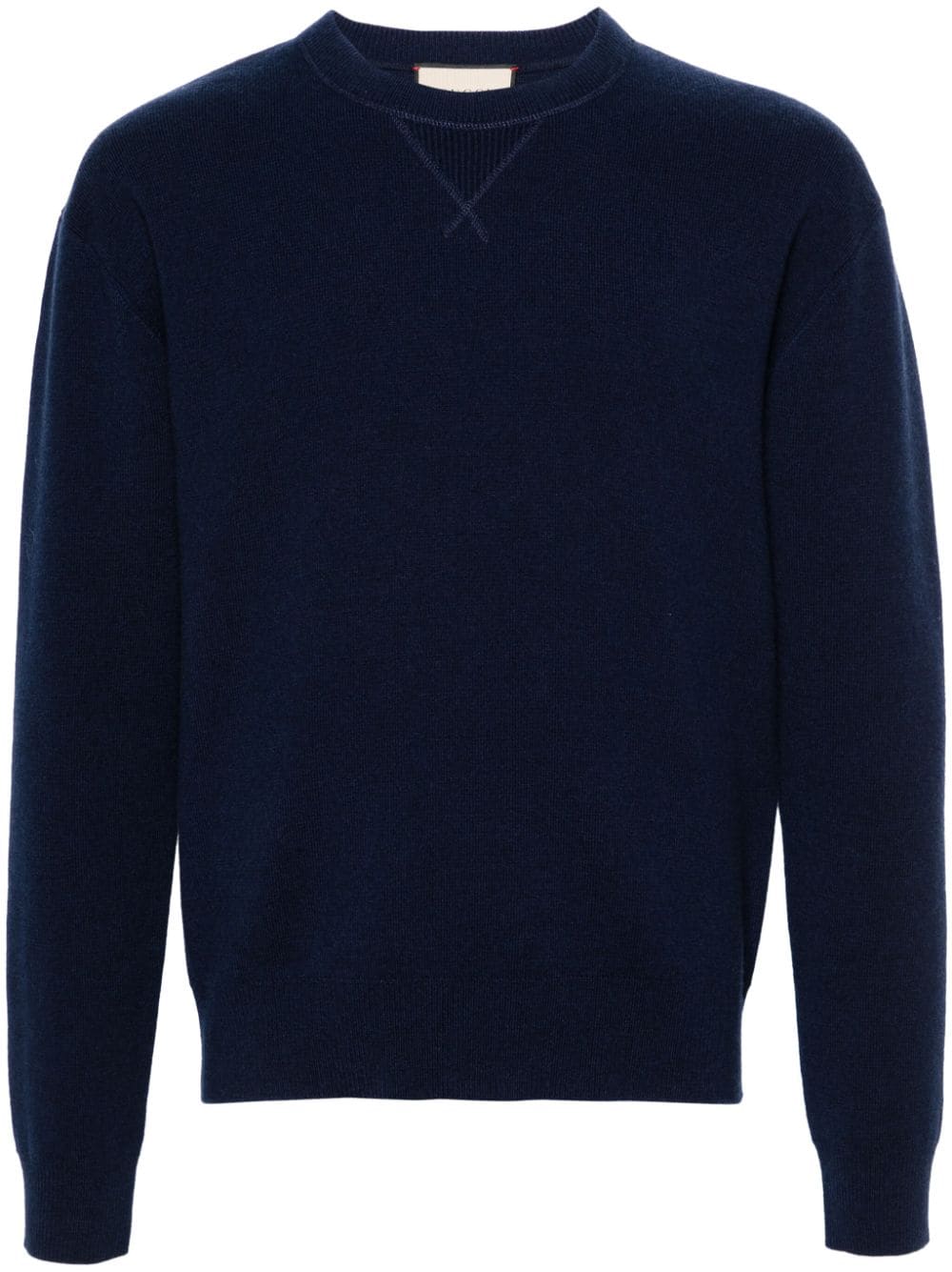 Gucci Kaschmirpullover mit Logo-Stickerei - Blau von Gucci