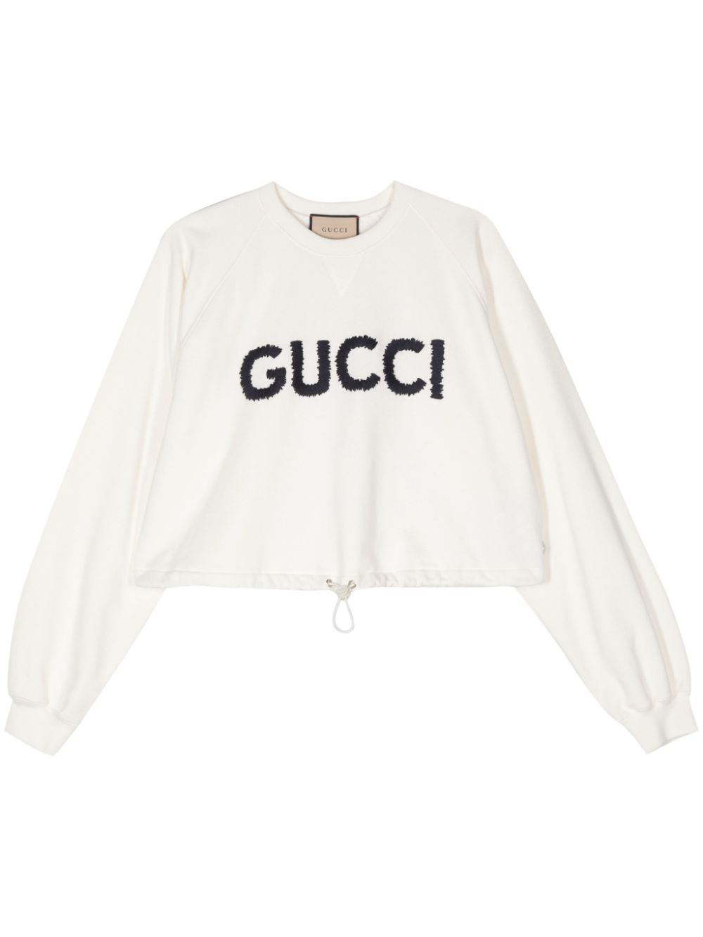 Gucci Sweatshirt mit Logo-Stickerei - Weiß von Gucci