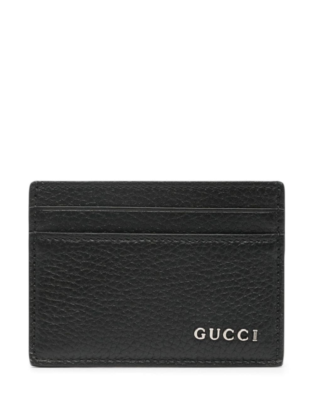 Gucci Kartenetui mit Logo - Schwarz von Gucci
