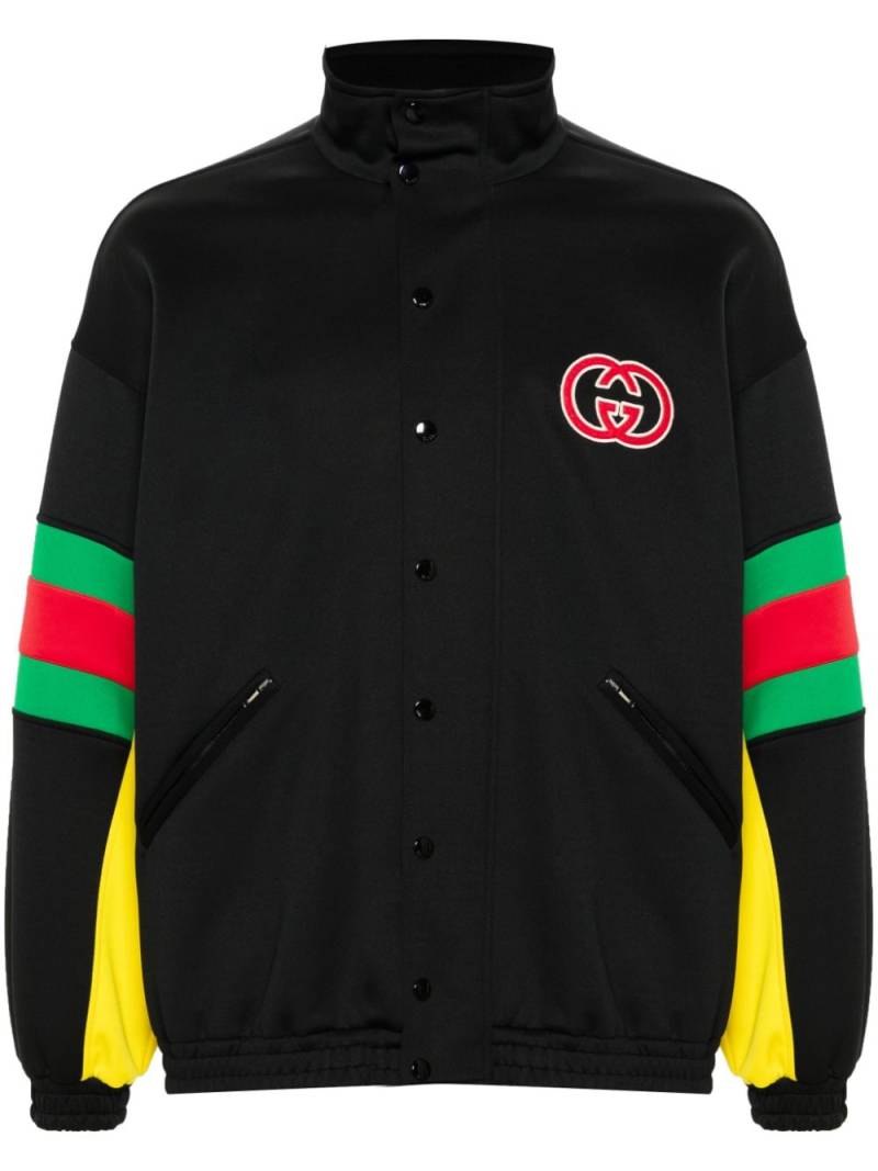 Gucci Jacke mit Web-Motiv - Schwarz von Gucci