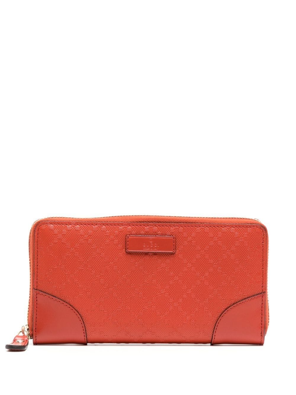 Gucci Portemonnaie mit Logo-Patch - Orange von Gucci