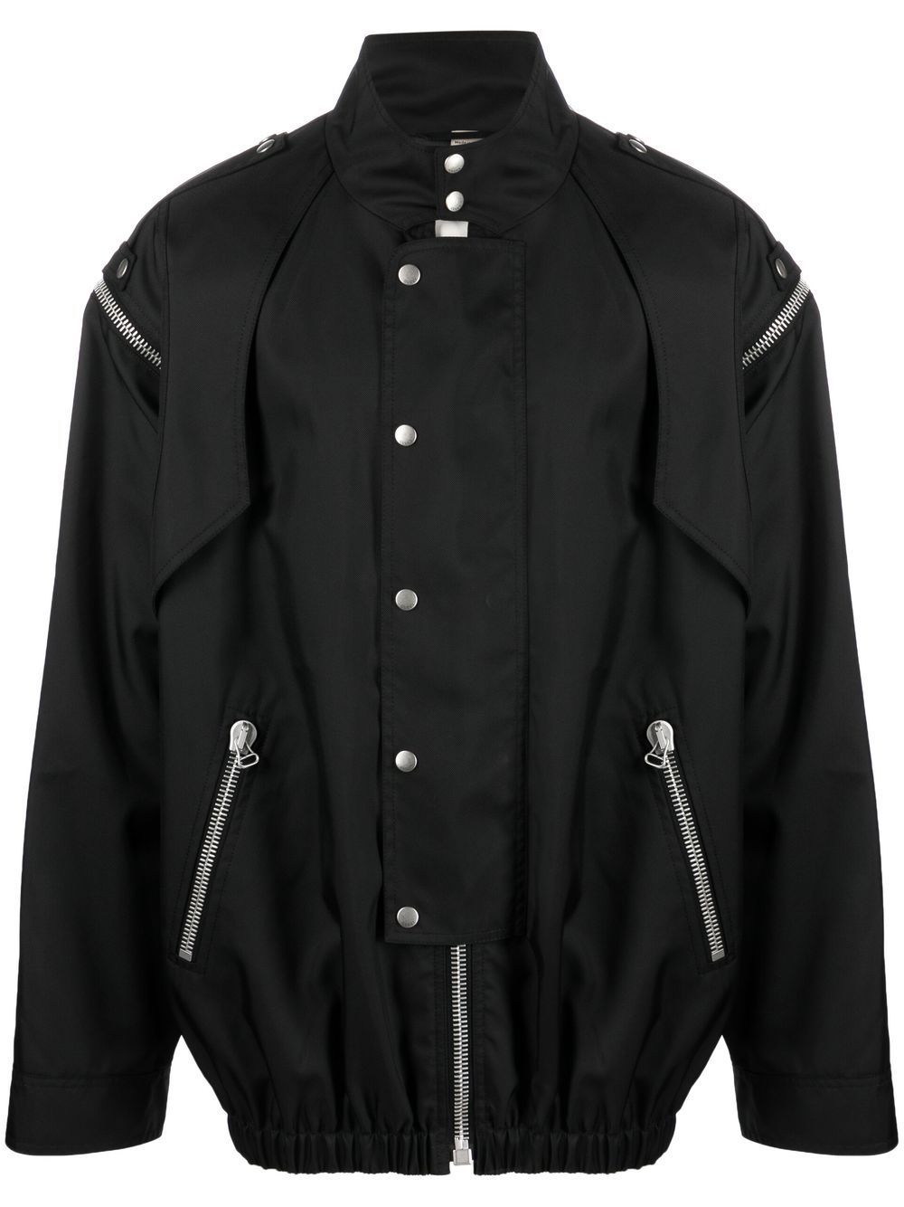 Gucci Wandelbare Jacke mit Logo-Print - Schwarz von Gucci