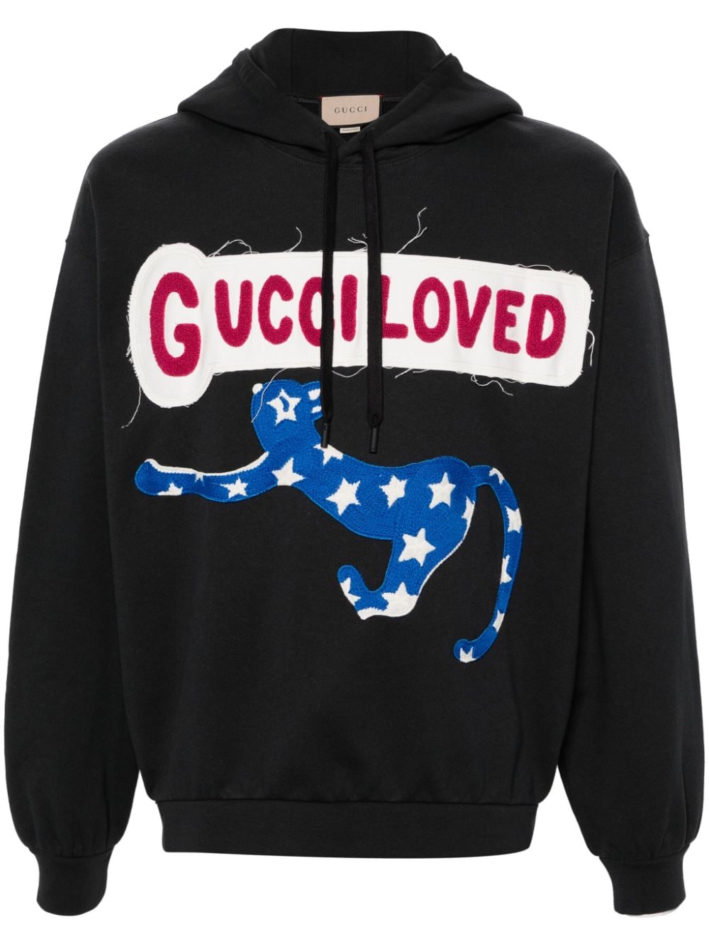 Gucci Hoodie mit Logo-Patch - Schwarz von Gucci