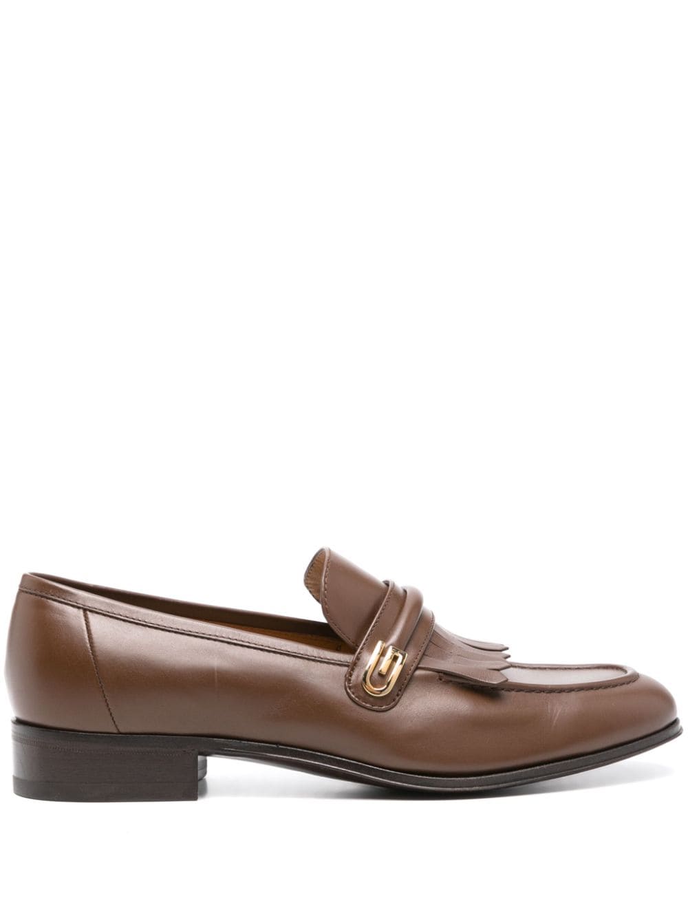 Gucci Loafer mit Zierlasche - Braun von Gucci