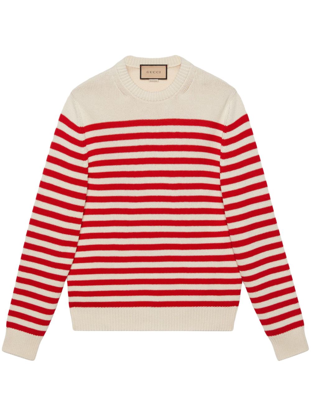 Gucci Gestreifter Strickpullover - Weiß von Gucci