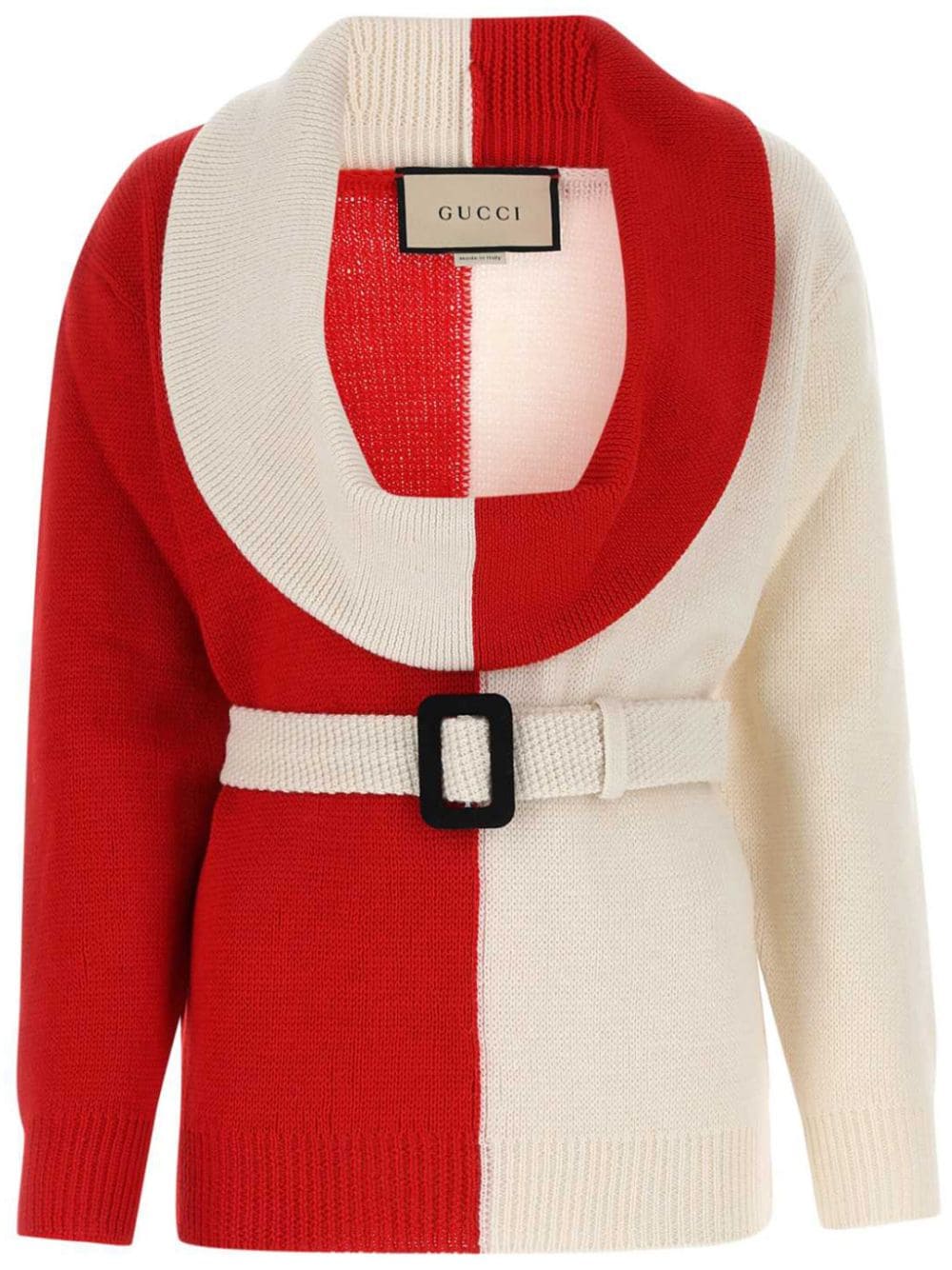 Gucci Pullover mit Gürtel - Rot von Gucci