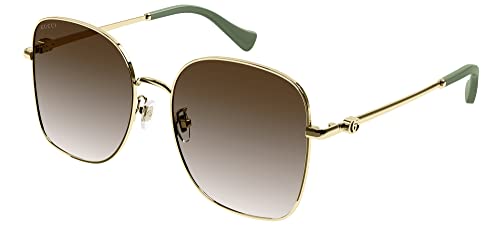 Sonnenbrillen Gucci GG1143S Gold/Brown Shaded 59/19/145 Damen von Gucci