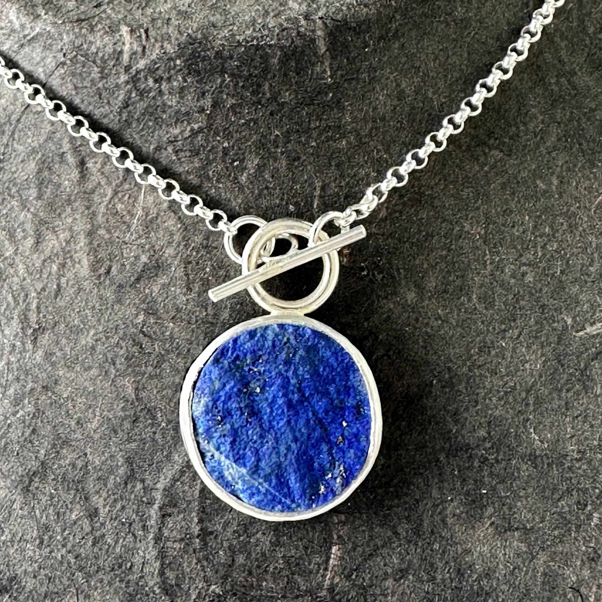 Silberanhänger Mit Lapis Lazuli von GudrunRothSchmuck