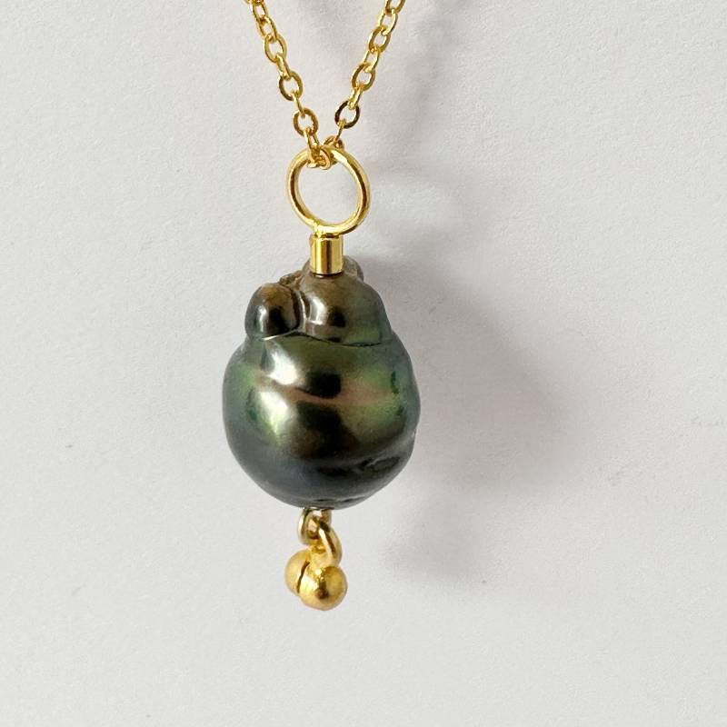 Tahiti Perlen Anhänger Goldaufhängung von GudrunRothSchmuck