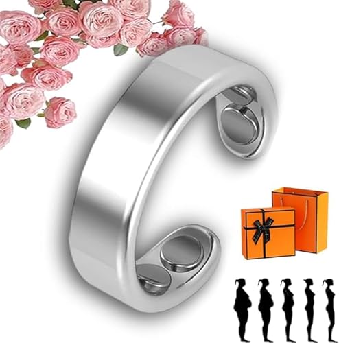Sömni Ring Damen Wechseljahre, 2025 Sömni Ring : Wechseljahreshilfe natürlich Verstellbare Magnetische Therapie Ringe für Männer und Frauen Entspannung, Schlafhilfe Müdigkeitsreduktion (1PC-B) von Guegalls