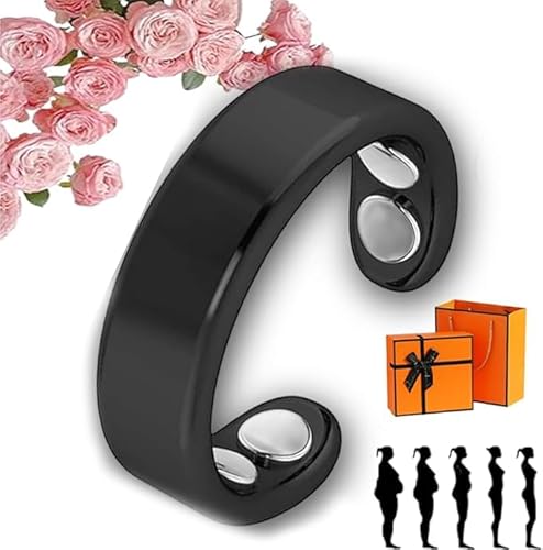 Sömni Ring Damen Wechseljahre, 2025 Sömni Ring : Wechseljahreshilfe natürlich Verstellbare Magnetische Therapie Ringe für Männer und Frauen Entspannung, Schlafhilfe Müdigkeitsreduktion (1PC-C) von Guegalls