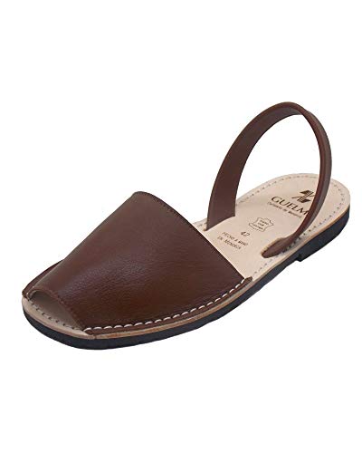 Authentische Menorca Sandalen Herren, Avarcas Leder - Guelmi, Farbe Leder, 41 von Guelmi shoes