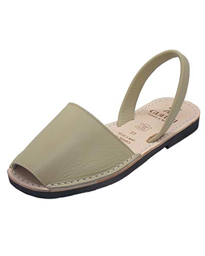 Authentische Menorca Sandalen Herren, Avarcas Leder - Guelmi, Farbe natürlich, 42 von Guelmi shoes