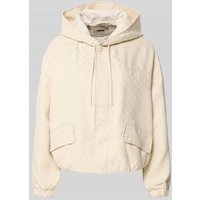 Guess Activewear Jacke mit Kapuze in Offwhite, Größe M von Guess Activewear