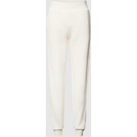 Guess Activewear Regular Fit Sweatpants mit Galonstreifen Modell 'BRITNEY' in Ecru, Größe XS von Guess Activewear