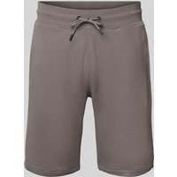 Guess Activewear Shorts mit elastischem Bund und Tunnelzug Modell 'ALDWIN' in Anthrazit, Größe XXL von Guess Activewear