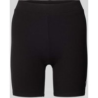 Guess Activewear Skinny Fit Shorts mit Label-Badge Modell 'CROCUS' in Black, Größe M von Guess Activewear