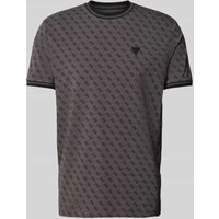Guess Activewear T-Shirt mit elastischen Ärmelabschlüssen Modell 'MARSHALL' in Black, Größe XXL von Guess Activewear