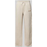 Guess Activewear Straight Leg Sweatpants mit elastischem Bund Modell 'DARIL' in Stein, Größe L von Guess Activewear