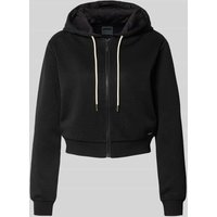 Guess Activewear Sweatjacke mit Kapuze Modell '3D PEONY' in Black, Größe L von Guess Activewear
