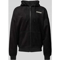 Guess Activewear Sweatjacke mit Label-Detail Modell 'DARIL' in Black, Größe XS von Guess Activewear