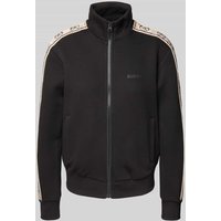Guess Activewear Sweatjacke mit Label-Print Modell 'BRITNEY' in Black, Größe L Guess Activewear Sweatjacke mit Label-Print Modell 'BRITNEY' in Black, Größe L von Guess Activewear
