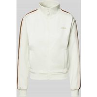 Guess Activewear Sweatjacke mit Label-Print Modell 'YARROW' in Offwhite, Größe M von Guess Activewear