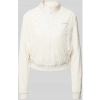 Guess Activewear Sweatjacke mit Stehkragen Modell 'KRISSY' in Offwhite, Größe L von Guess Activewear