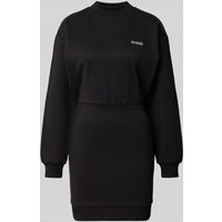 Guess Activewear Sweatkleid mit Label-Print Modell 'CARMEN' in Black, Größe L von Guess Activewear