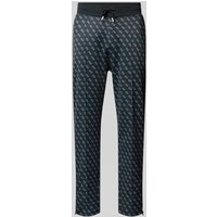 Guess Activewear Sweatpants mit Allover-Logo-Print Modell 'KORBIN' in Black, Größe S von Guess Activewear
