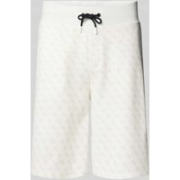 Guess Activewear Sweatshorts mit Allover-Logo-Print Modell 'KORBIN' in Weiss, Größe XS Guess Activewear Sweatshorts mit Allover-Logo-Print Modell 'KORBIN' in Weiss, Größe XS von Guess Activewear