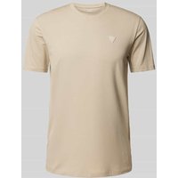 Guess Activewear T-Shirt mit Label-Detail Modell 'HEDLEY' in Beige, Größe M von Guess Activewear
