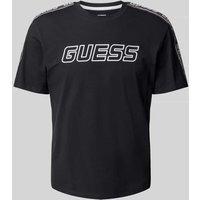 Guess Activewear T-Shirt mit Label-Detail in Black, Größe XXL von Guess Activewear